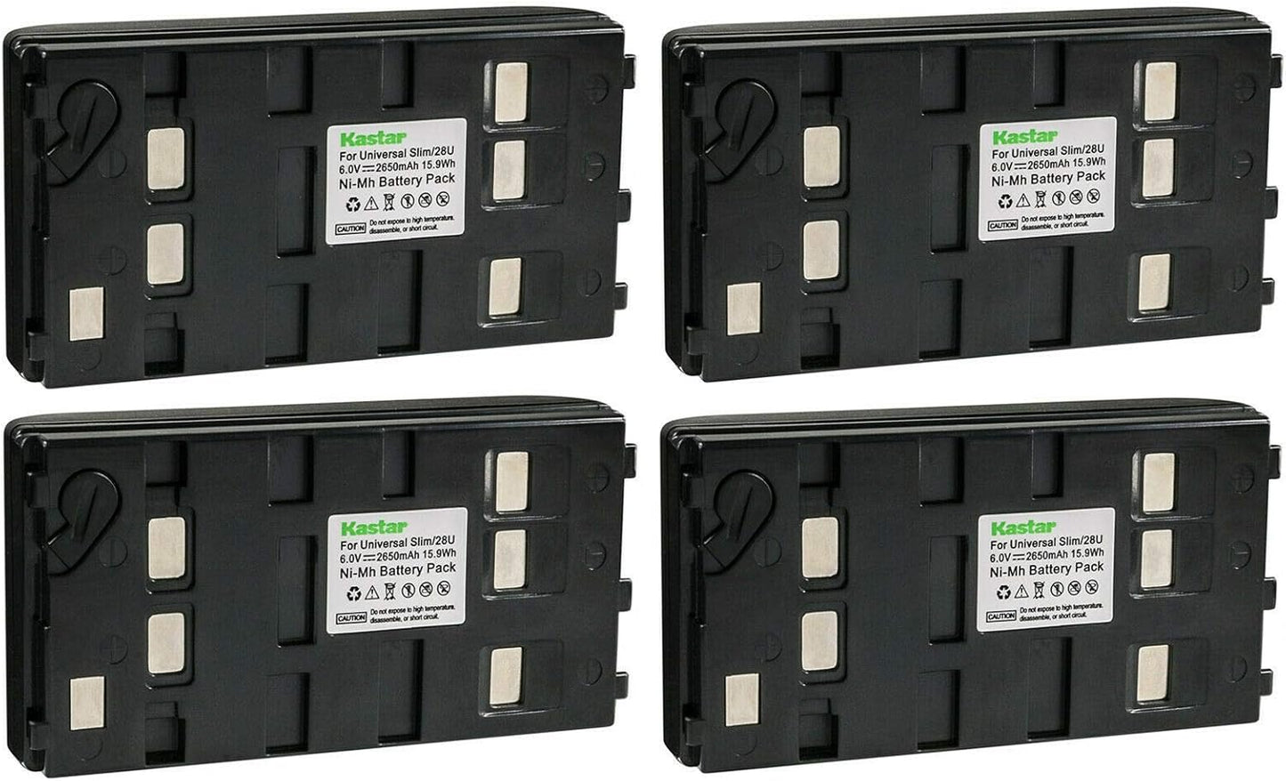 Kastar 4-Pack Battery Replacement for Samsung Camcorders