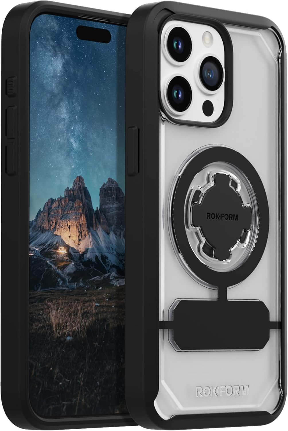 Rokform iPhone 15 Pro Max Case - Crystal Series with Magnetic Lock