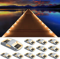 AGPTEK Solar Driveway Lights - 12 Pack Outdoor LED Markers