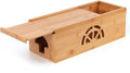 Extra Large Cable Management Box with Lid - Bamboo Cord Organizer