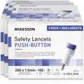 McKesson Lancets for Diabetes Testing 28G x 1.5 mm - Comfortable