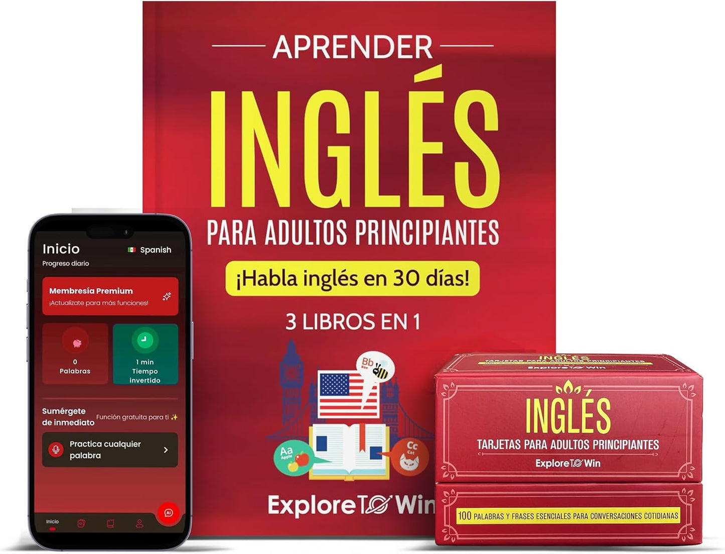 Aprender ingles para adultos principiantes en 30 dias con libros