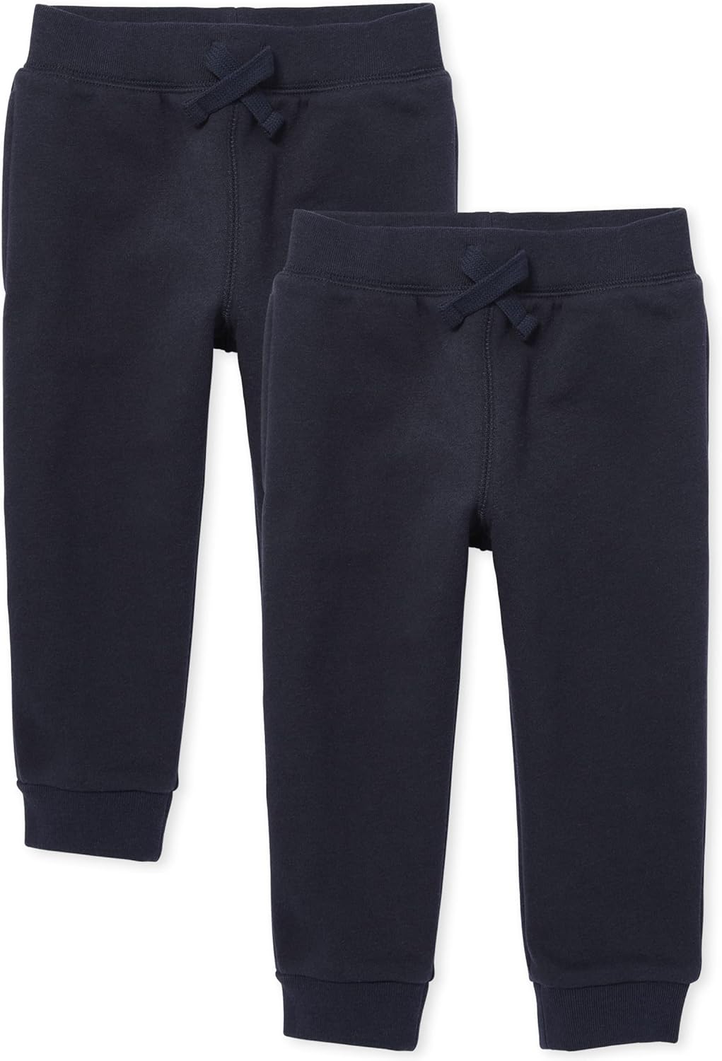 Baby Boys' Active Fleece Jogger Pants 2 Pack for Comfort