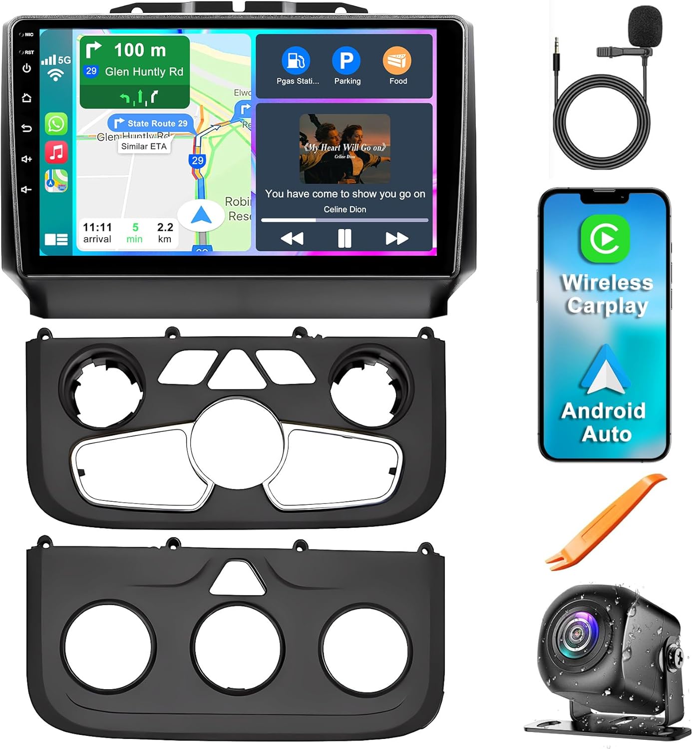 4G+64G Android 13 Car Radio for Dodge RAM 1500/2500/3500