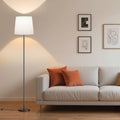 Floor Lamp with Pleated Shade - 3 Color Temps LED Standing Lamp
