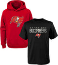 NFL Youth Polyester Performance Hoodie & T-Shirt 2 Pack Set - Game Day