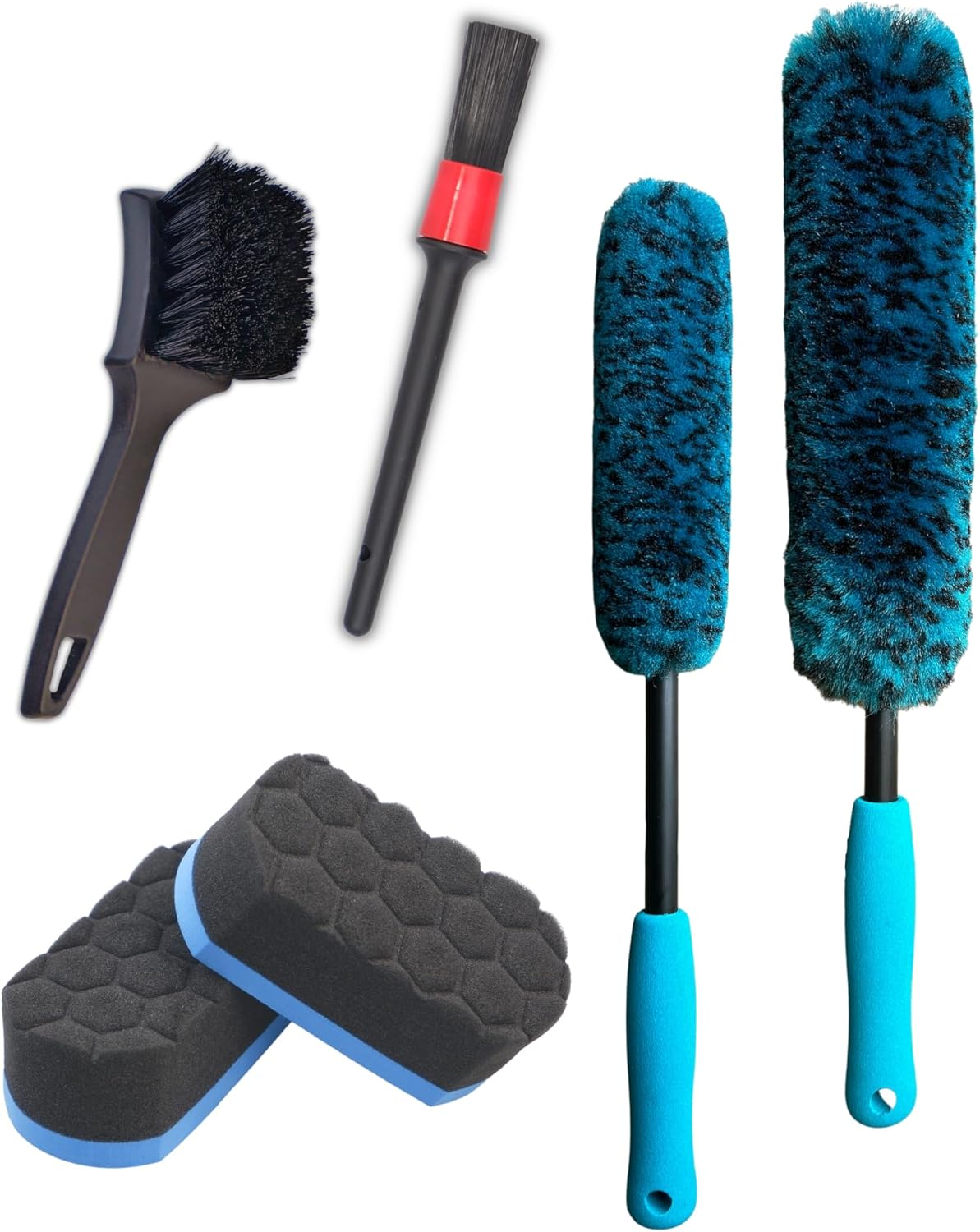 6PCS Professional Car Wheel Cleaning Kit