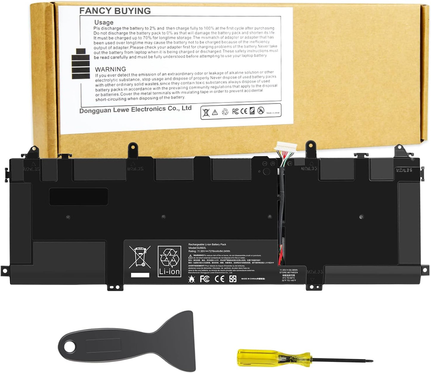 SU06XL Laptop Battery for HP Spectre X360 - Reliable Power Source