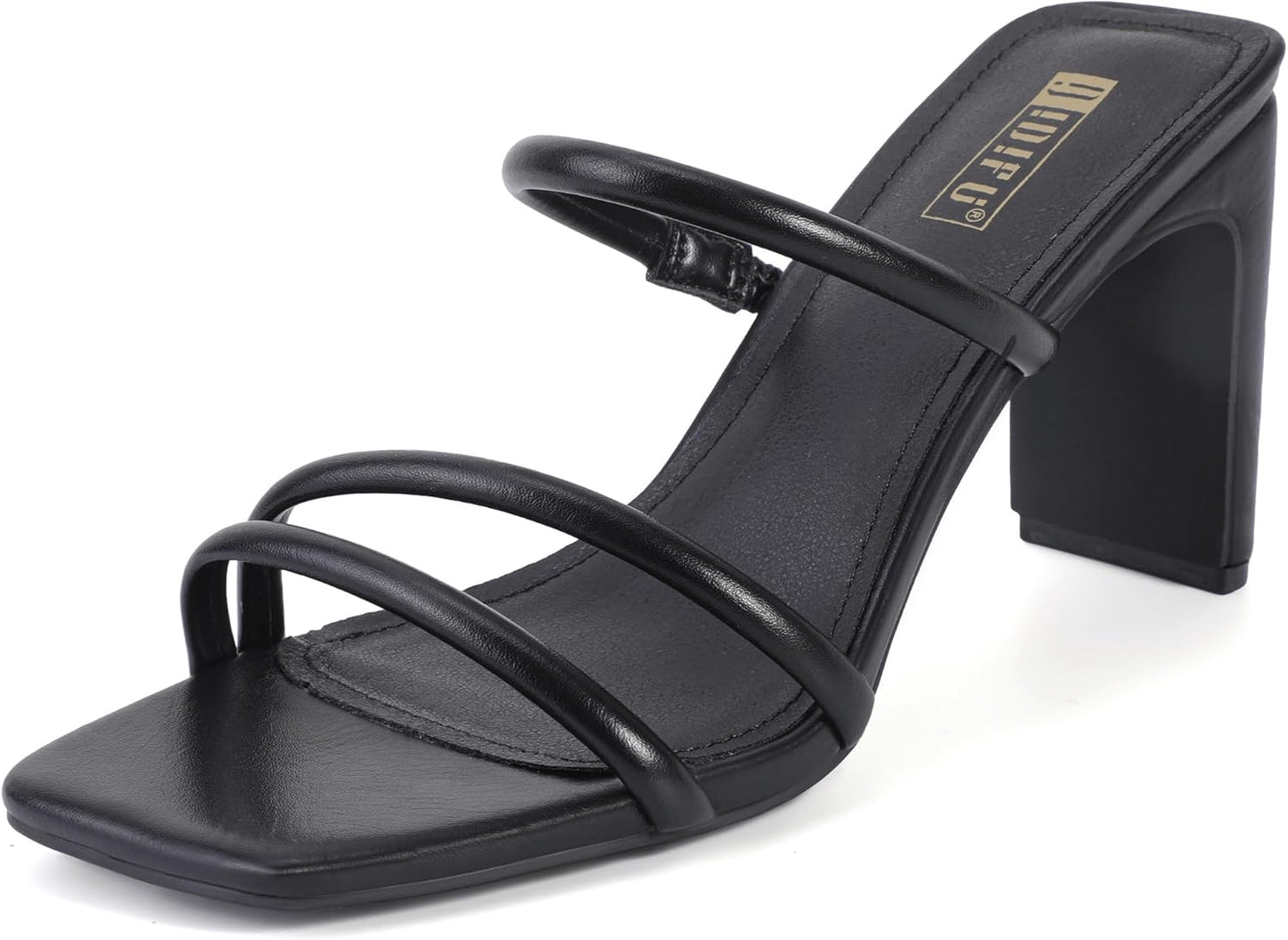 Chic Comfy Heels for Women: IDIFU Strappy Block Heels