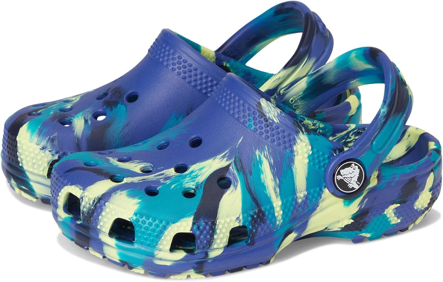 Crocs Kids' Classic Marbled Tie-Dye Clog for Comfort and Style
