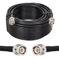 BNC Male to Male Coax Cable 75ft 50 Ohm RG58 - Low Loss Long Run