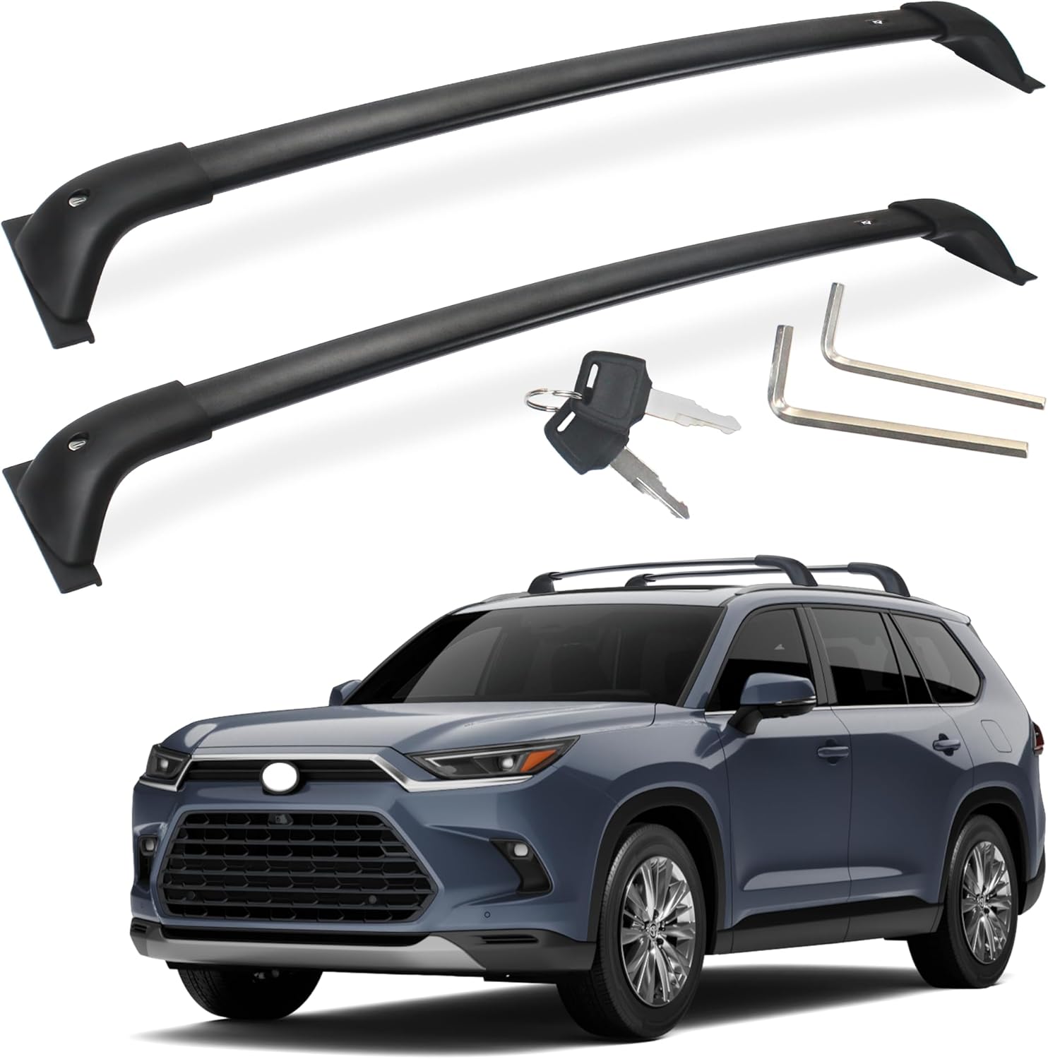 Autekcomma Heavy Duty Roof Rack Crossbar for Toyota Grand Highlander