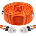 Coaxial Cable 100FT RG6 Coaxial Cable with Weatherproof Boot - Direct