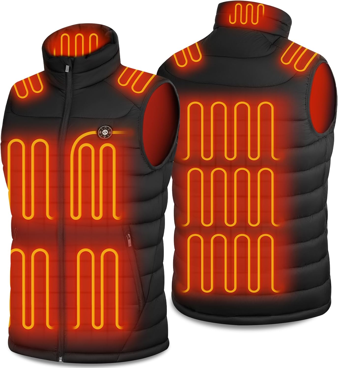 Heated Vest for Men with 15 Heating Zones for Ultimate Warmth