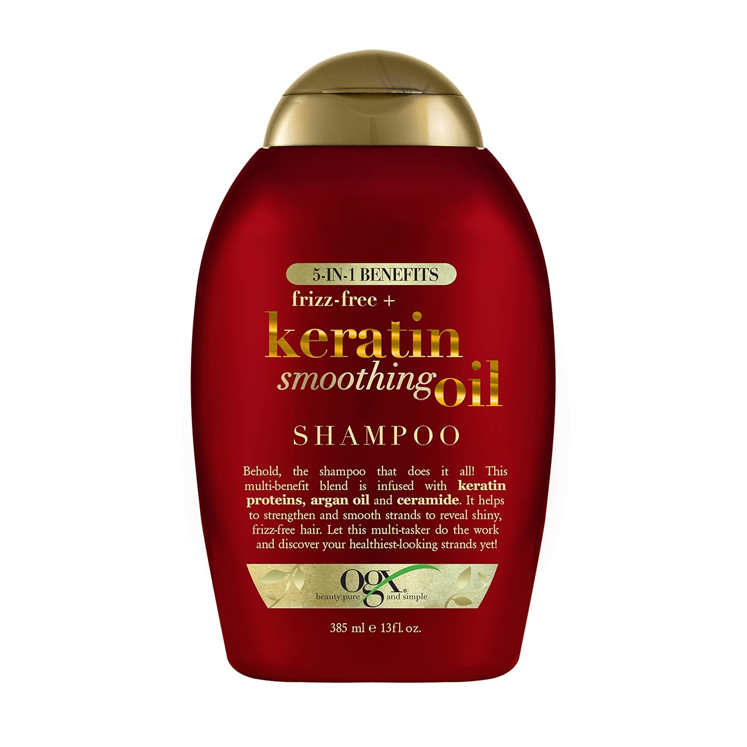 OGX Frizz-Free Keratin Shampoo - 5-in-1 Solution