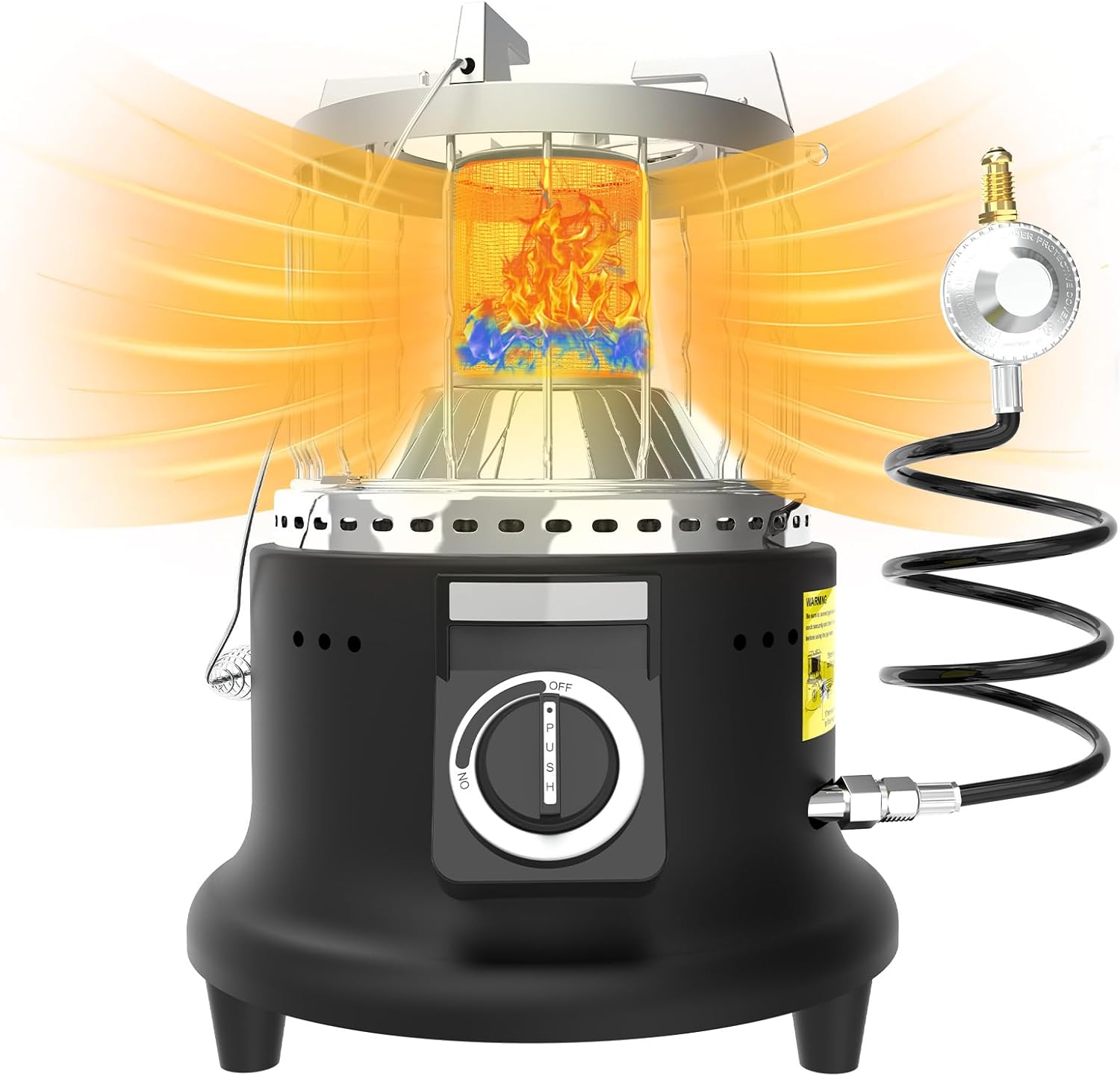 AgiiMan 2-in-1 Portable Propane Heater - Stay Warm Anywhere!