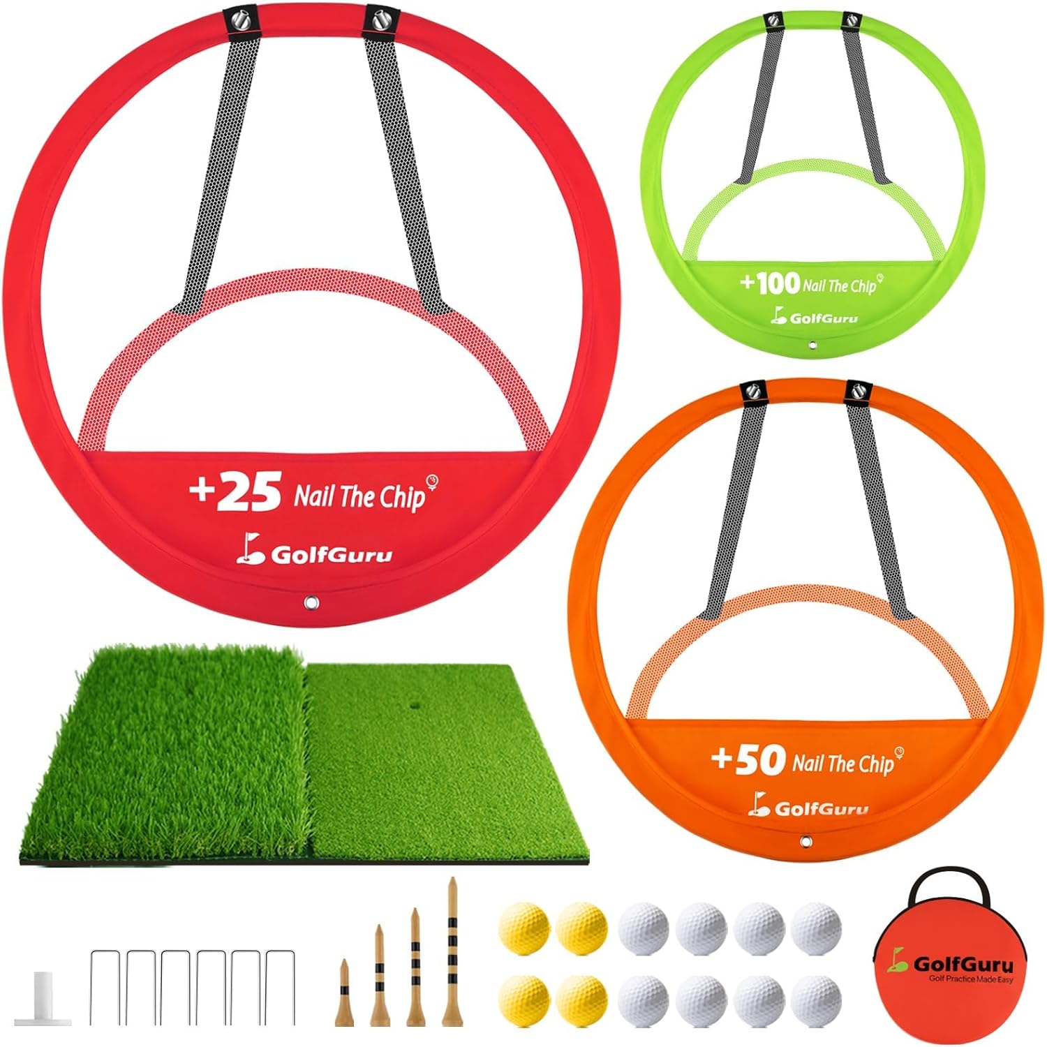 Golf Chipping Set with Bonus Accessories