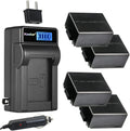 Kastar 4-Pack DMW-BLB13 Battery and LCD AC Charger - Extended Power