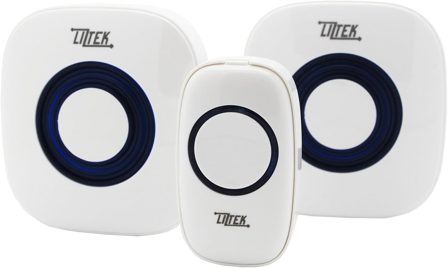 Liztek Wireless Doorbell: 1000ft Range, 52 Chimes