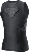 Youth Padded Compression Shirt Vest Rib Chest Protector - Youth Guard