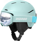 Ski Helmet and Goggles Set - Certified Shockproof Protection