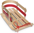 Flexible Flyer Baby Snow Sled for Toddlers - Classic Wooden Sleigh