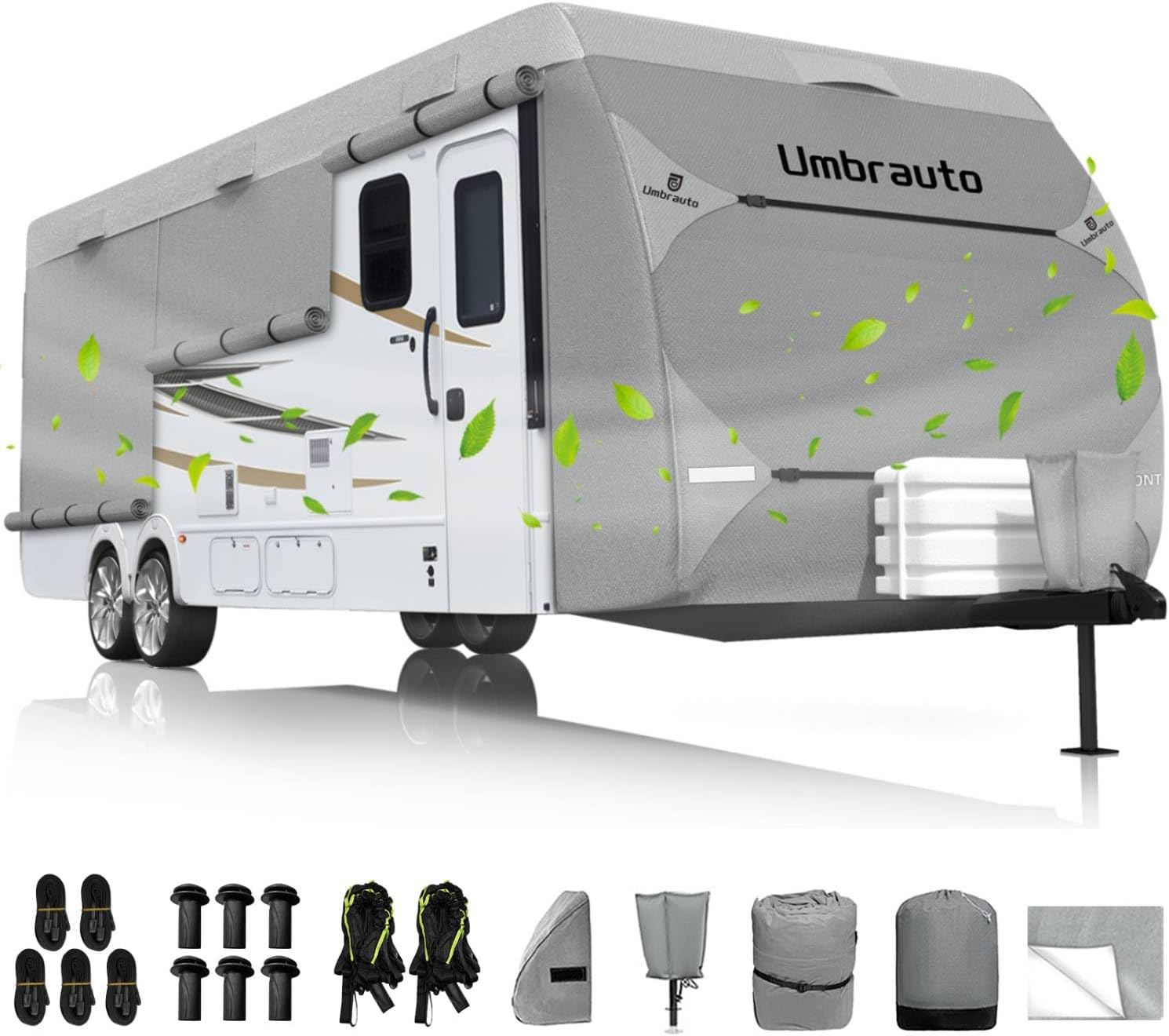 Umbrauto RV Cover for 20-22ft Travel Trailers: Lightweight & Durable