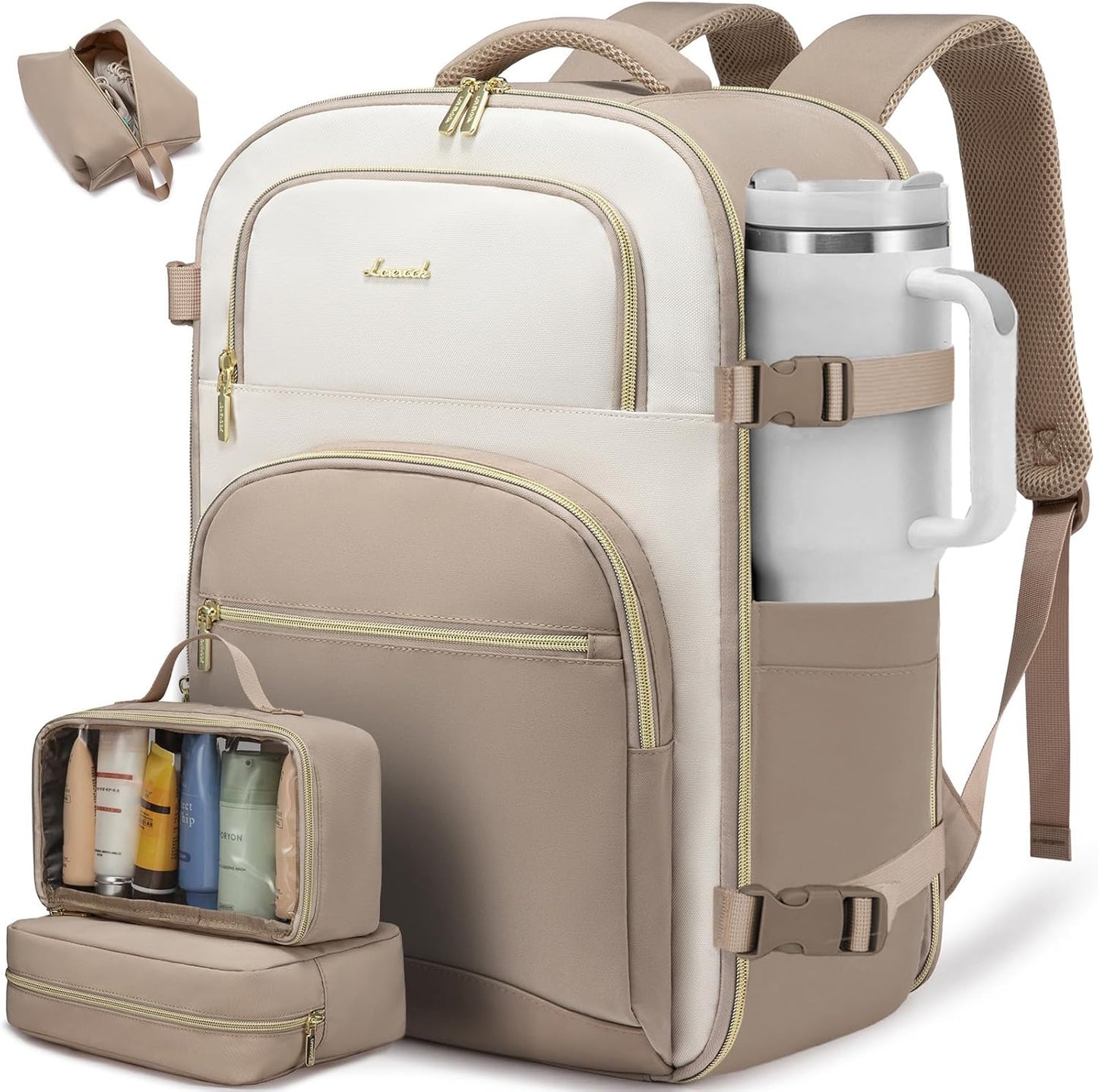 LOVEVOOK Travel Essentials Carry on Backpack for Women 50L