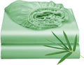 2 Pack Bamboo Viscose Cooling Fitted Sheet Twin - Silky Soft Sage