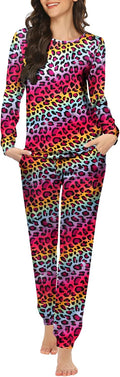 Ekouaer Womens Jogger Pajama Sets Long Sleeve - Cozy Star Print 5%