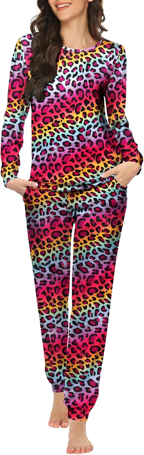 Ekouaer Womens Jogger Pajama Sets for Cozy Nightwear and Relaxation