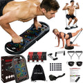 Push Up Board Fitness 20 in 1 Portable Foldable Home Gym - Compact