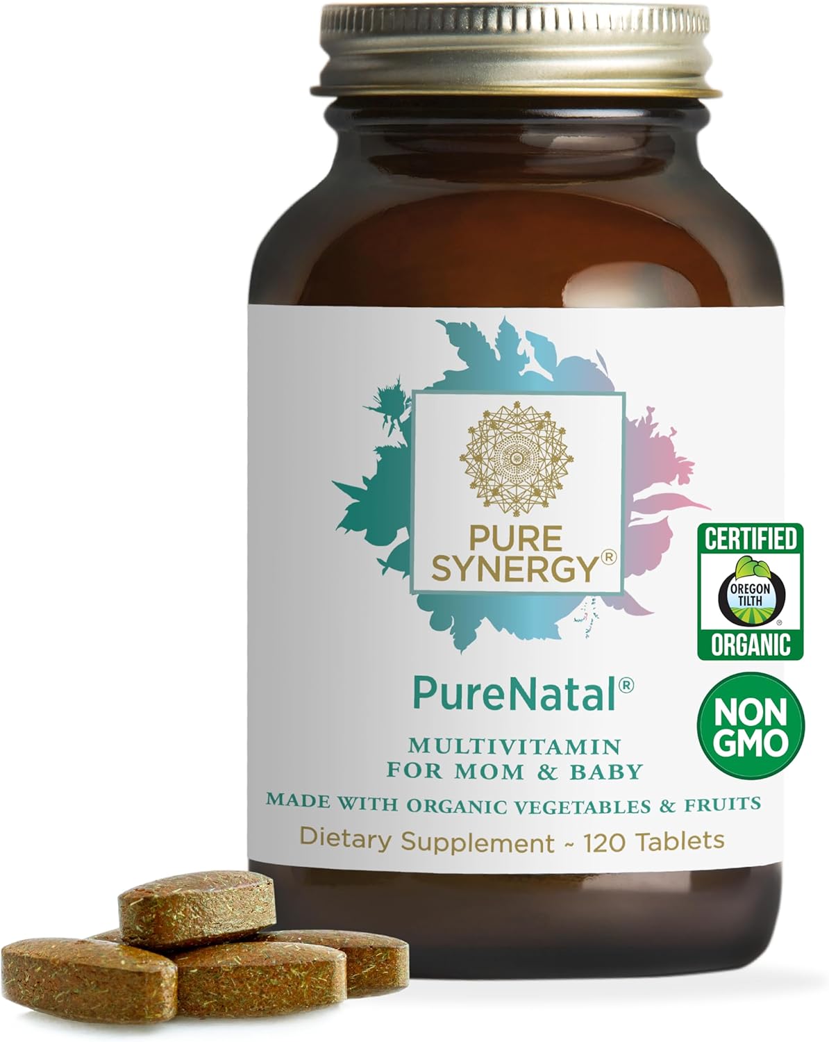 PURE SYNERGY PureNatal Prenatal Vitamins for Healthy Pregnancy