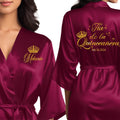 Mis Quince Anos Robes - Personalized Satin Quinceanera (Style 3LNL)