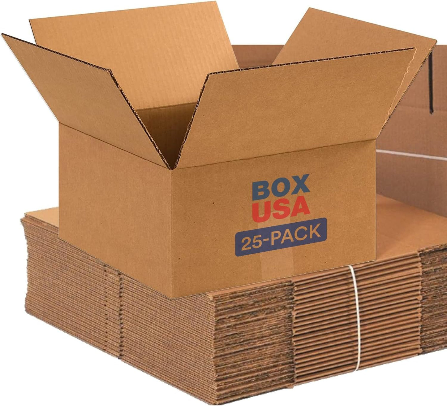 BOX USA Shipping Boxes 12L x 12W x 6H for Packing and Moving