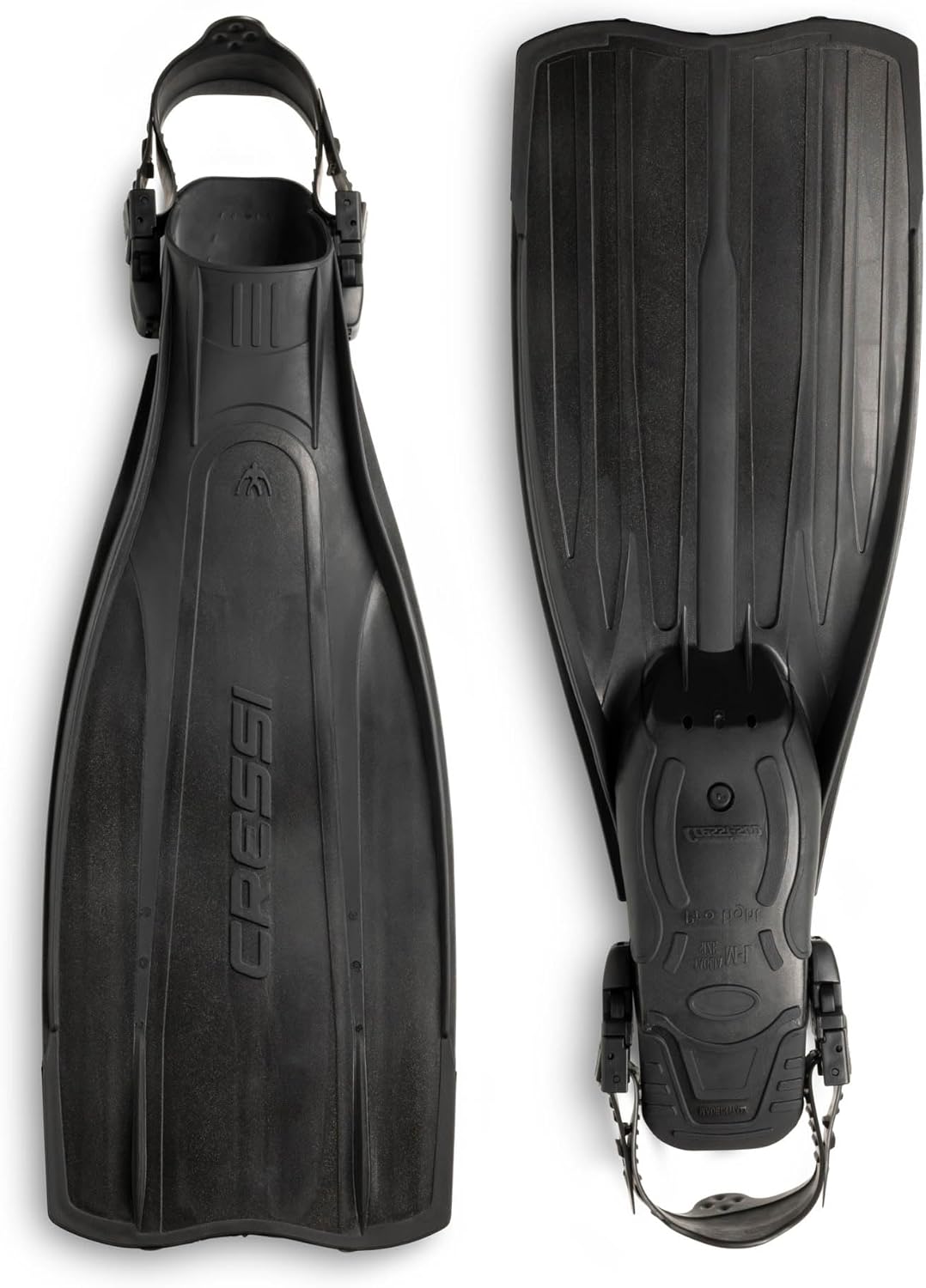 Cressi Lightweight Open Heel Scuba Diving Fins for Comfort