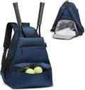 Tennis Backpack for Rackets with Shoe Compartment - Fits 2 Rackets