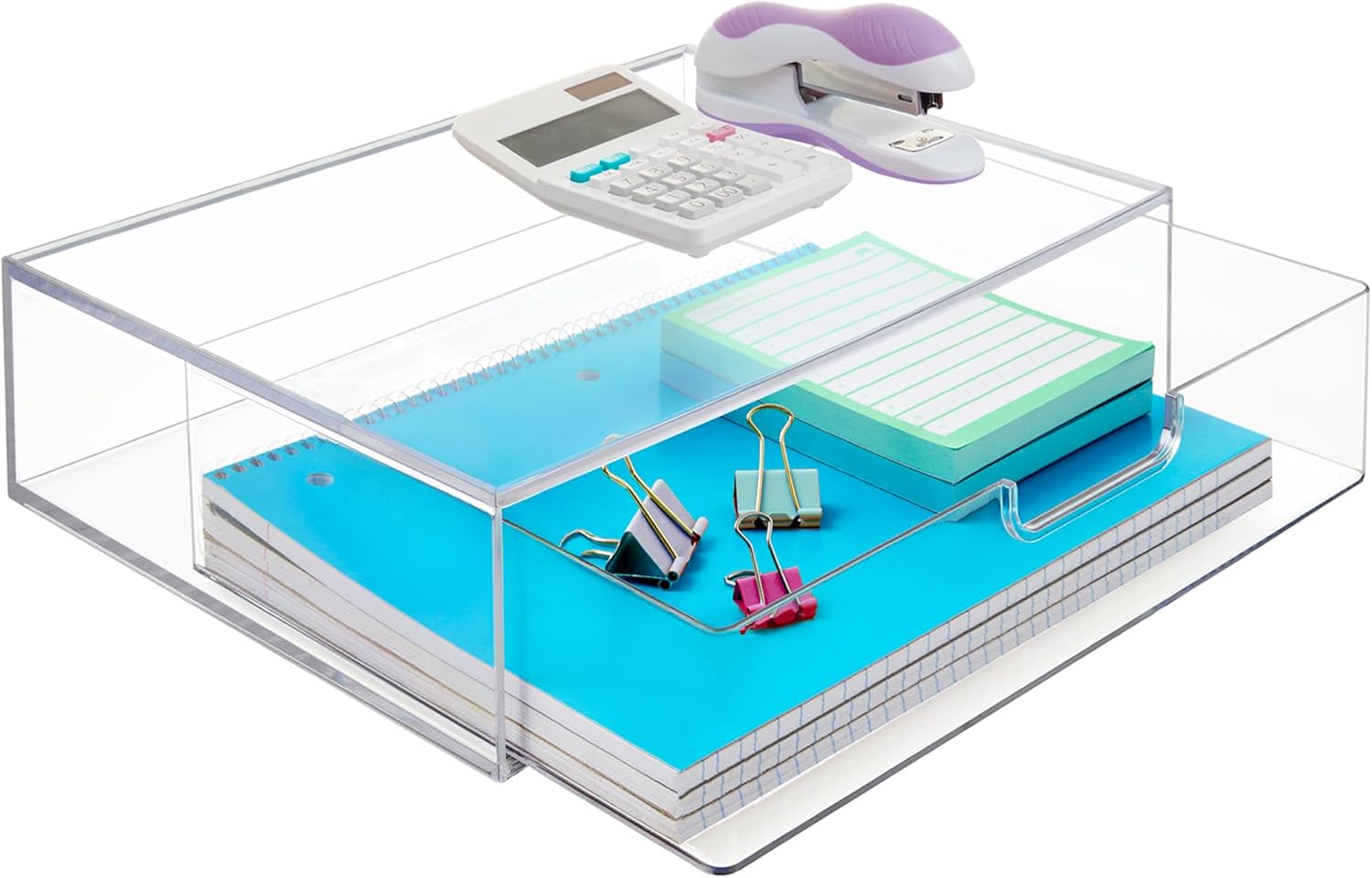 Stackable Organizer Drawer | Clear | 12.5 Wide | USA Made