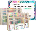 Gel Pens For Coloring 168 Pack - Large Ink Set for Black & White Paper