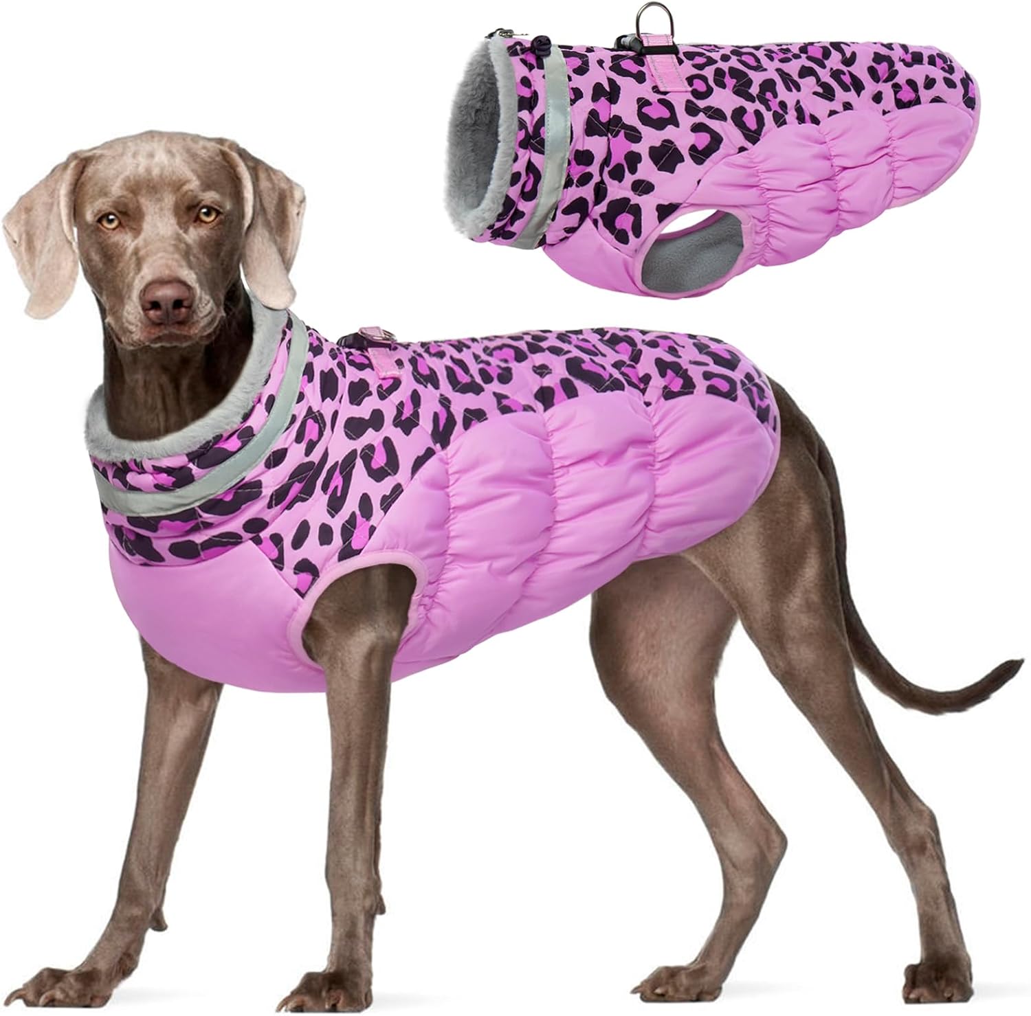 FUAMEY Dog Coat for Large Dogs - Waterproof Winter Jacket