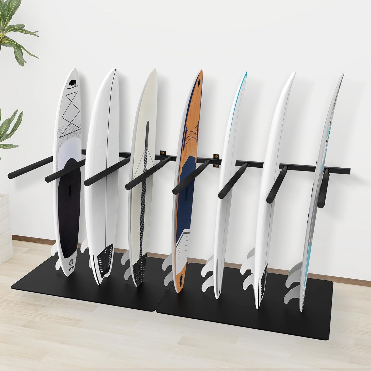Surfboard Rack Wall Mount for 6 or 8 Boards - Neorexon