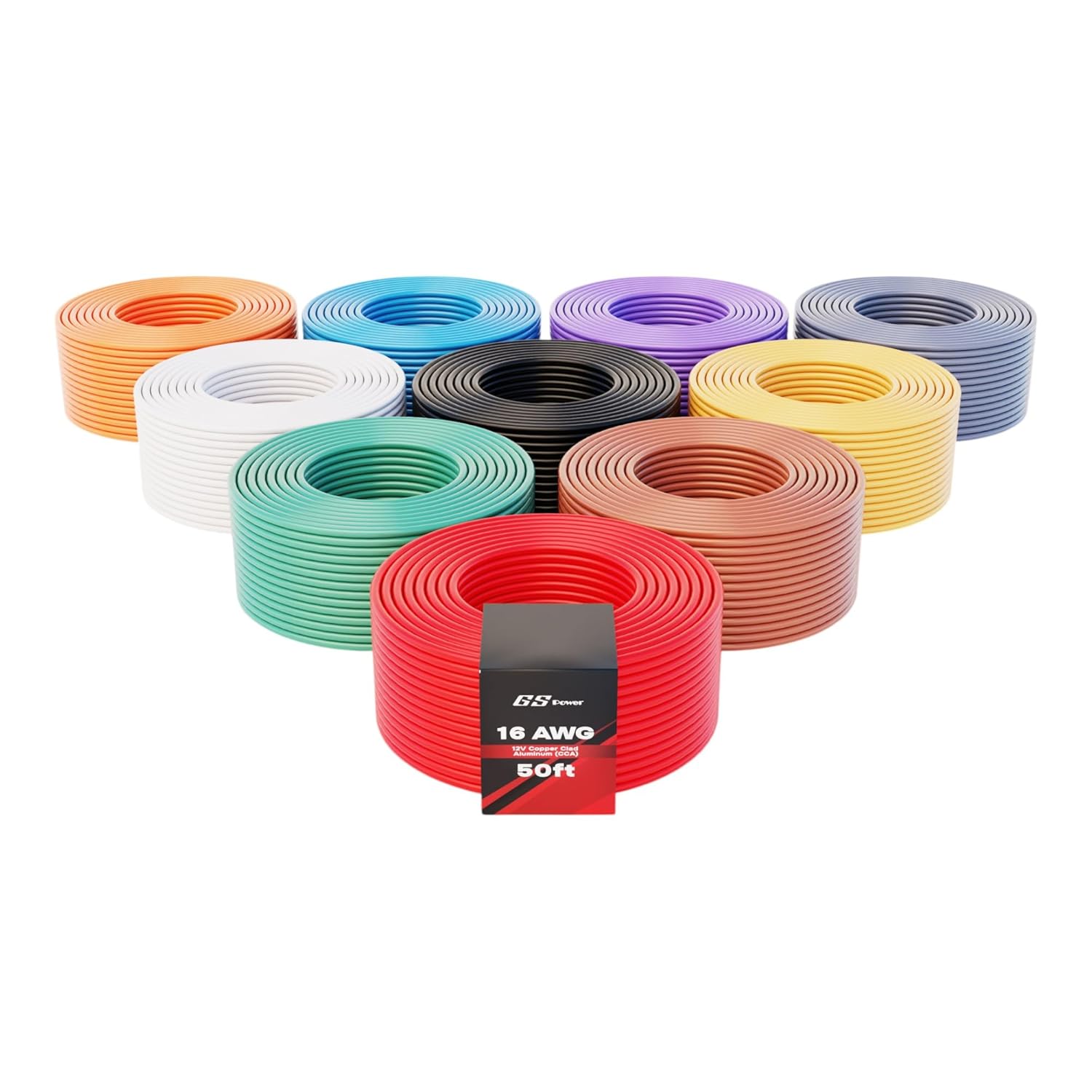 16 Gauge Automotive Wire 500ft CCA for Car Stereo and More