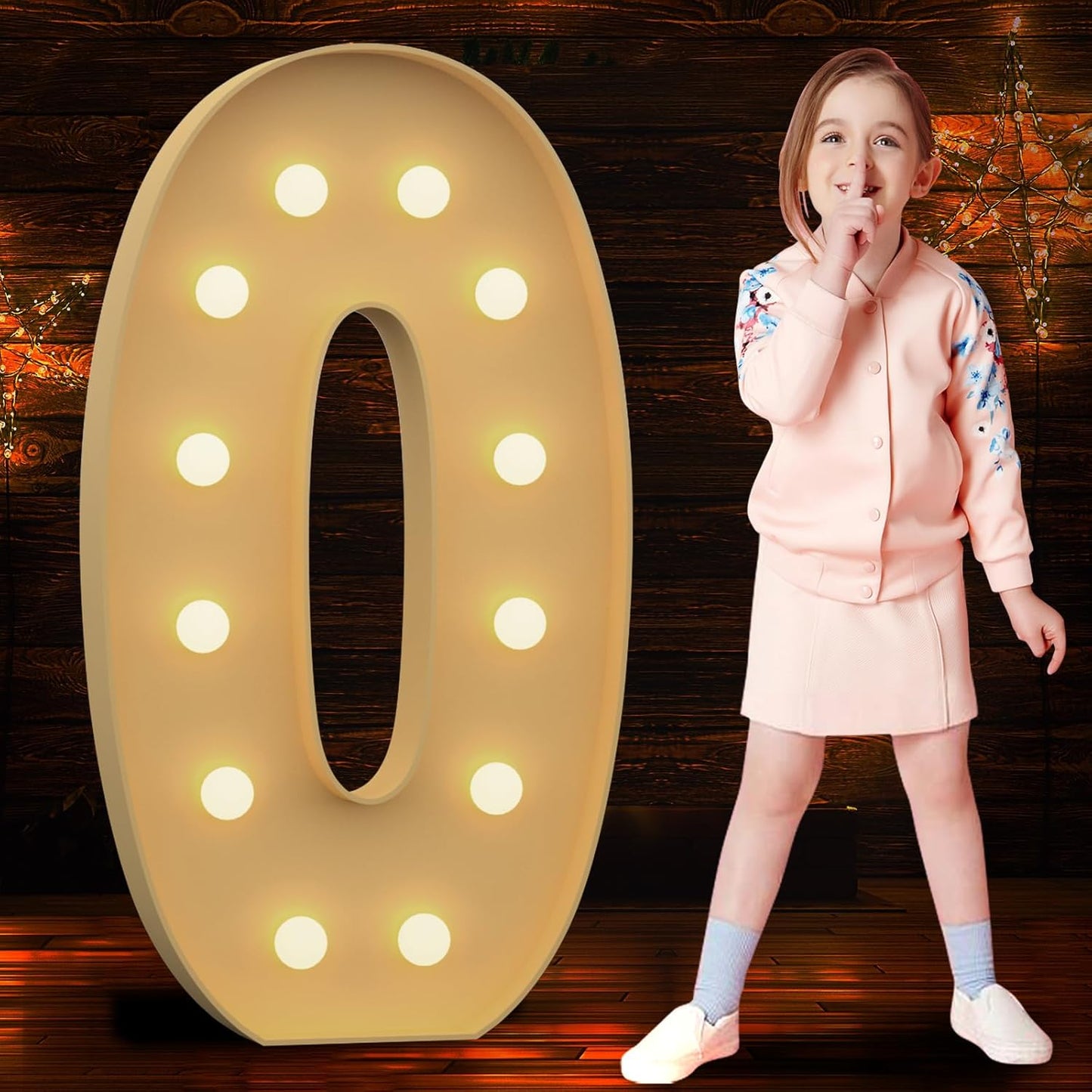 4FT Marquee Light Up Letters for Baby Showers and Parties