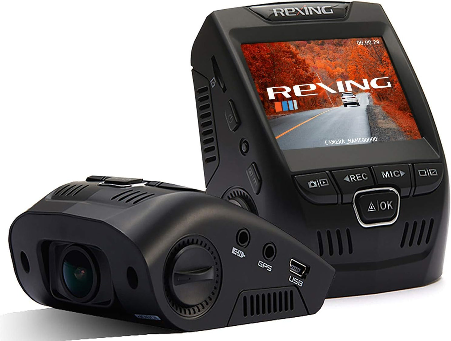 Rexing V1 Basic Dash Cam 1080P FHD with Night Vision Features