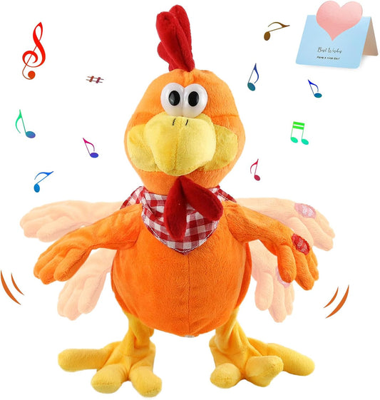 Houwsbaby Squawking Chicken Toy - Interactive Fun!