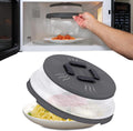 BPA-Free Magnetic Microwave Plate Cover - HOVER COVER
