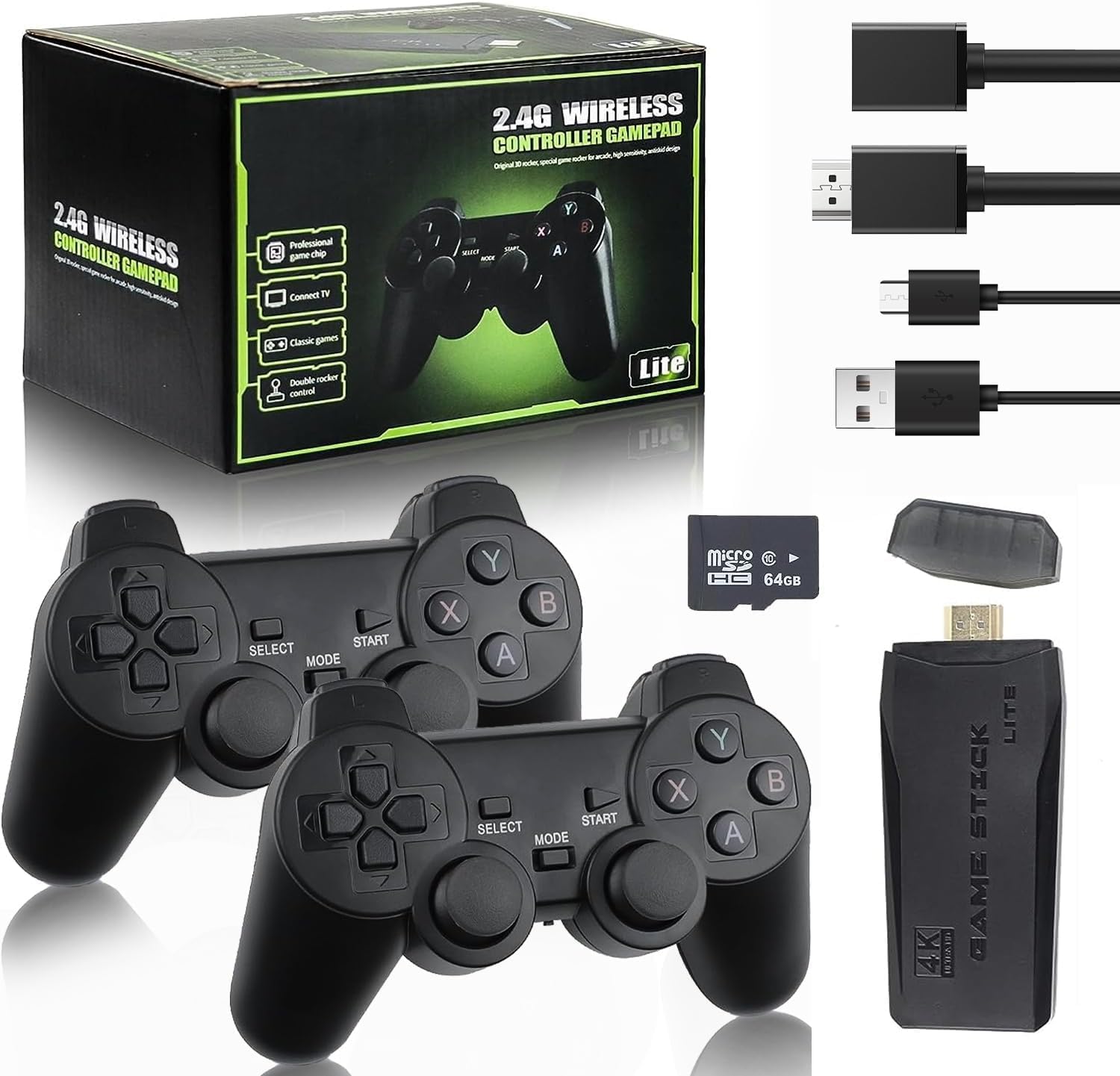 M8 Retro Game-Stick with 20,000 Games and 4K HDMI Output