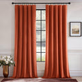 Velvet Blackout Curtains 40 x 108 in Panels - Thermal Insulated Drapes