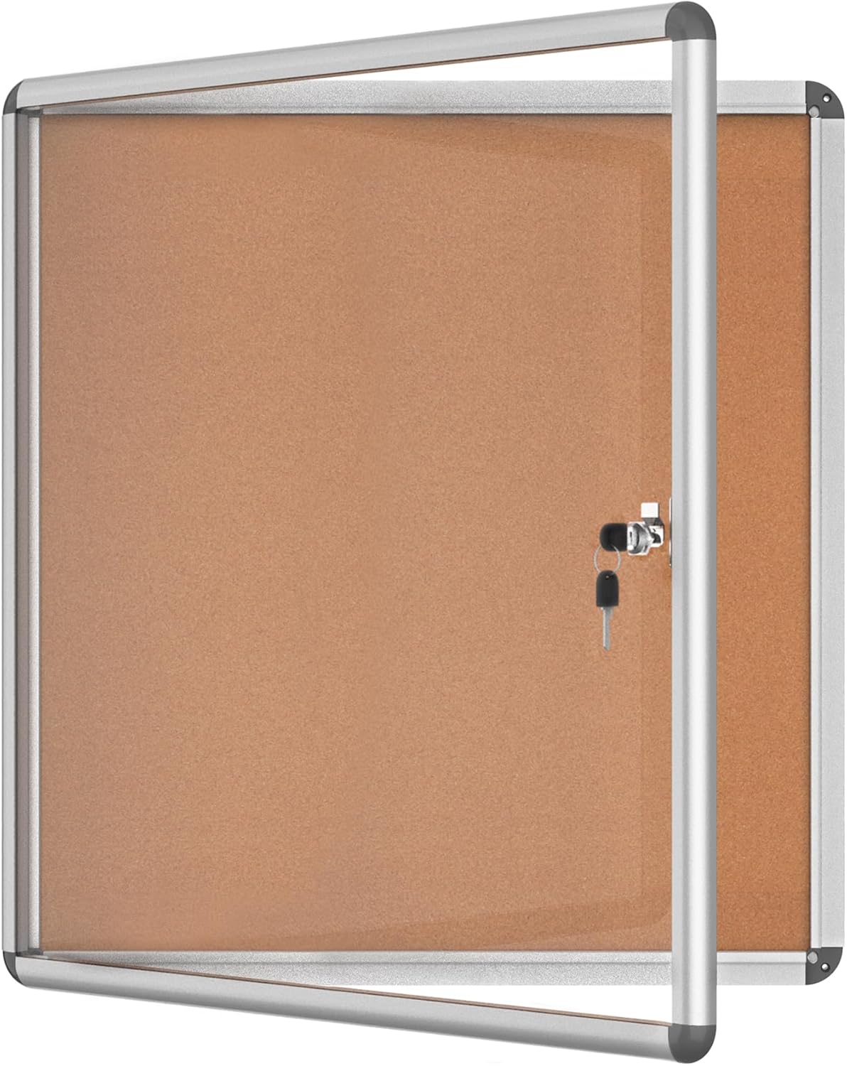 28x26 Enclosed Bulletin Board for School & Office Use
