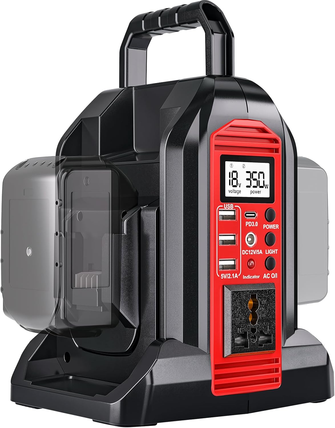 Portable Power Anywhere - DTEZTECH 350W Inverter